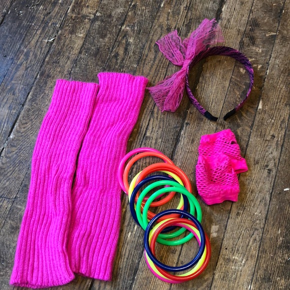 80’s Costume Accessories Set - Picture 2 of 9